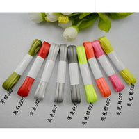 DIY Double-Sided Encrypted Polyester Satin Ribbon Set - 3mm, 40 Colors
