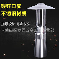 Chimney Cap Rain Hat for Wood Stoves and Fireplaces, Windproof and Rainproof Flue Cover