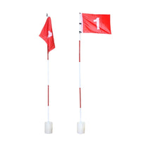 Portable Golf Flagstick Set for Putting Green Practice