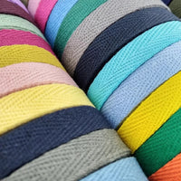 Wholesale 2cm Herringbone Webbing Handle Rope for Gift Bags and Boxes - Polyester Webbing Strap