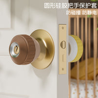 Silicone Round Door Knob Cover for Child Safety and Anti-Static Grip