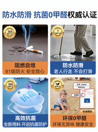 Commercial PVC Vinyl Flooring - Heavy-Duty, Waterproof, Non-Slip, Wear-Resistant for Hospitals & Concrete Floors