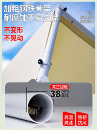 Outdoor Slanted Roof Stall Tent for Markets and Events, Waterproof Sunshade Canopy