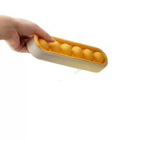 Silicone Ice Ball Maker Mold for Whiskey and Cocktails, Reusable Ice Cube Tray with Press