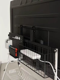 Multifunctional Pegboard Accessories for TV Stand Storage