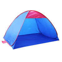 Automatic Pop-Up Blue Camping Picnic Travel Beach Tent for Two