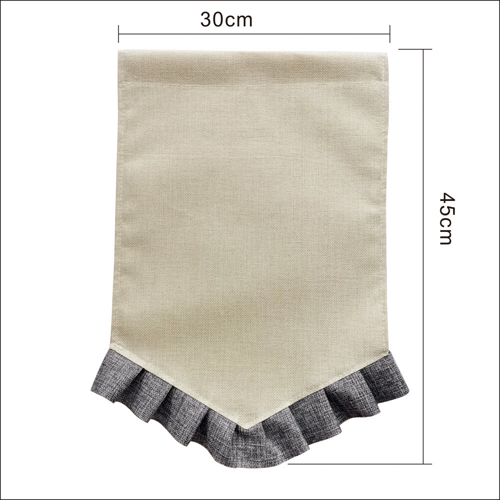 Christmas Wedding Holiday Linen Garden Flag Yard Decoration Guide Flag Blank Hanging Banner