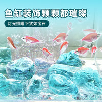 Ice Blue Crystal Gravel for Aquarium Decoration
