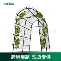 Garden Arch Trellis for Climbing Plants, Coated Steel Frame for Vegetables and Flowers