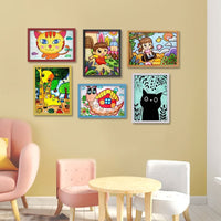 Kids' Wall-Mounted Picture Frame Simple A3 Plastic A4 Frame 8K Small 4K Poster A5 Photo Frame