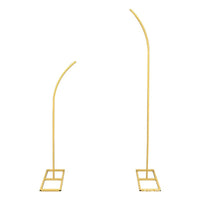 Thickened Arch Backdrop Stand for Party Wedding Decoration, Golden Horn Arch