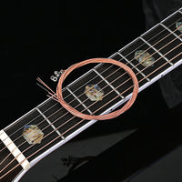 Acoustic Guitar Strings Red Copper Ball-End Individual Strings for Replacement or Bulk