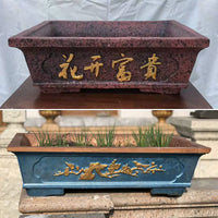Rectangular Concrete Planter Mold Kit for DIY Bonsai and Garden Pots