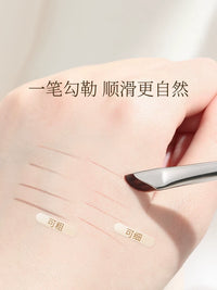 Gudie Eyeliner and Eyeshadow Detail Brush Set - Angled Eyebrow, Concealer, and Lower Lash Line Makeup Brushes