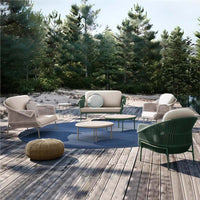 Outdoor Rattan Wicker Sofa Coffee Table Set Balcony Leisure Chair Garden Furniture