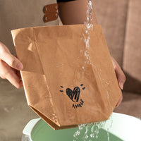 Washable Kraft Paper Storage Bag for Kitchen, Bedroom, and Planters
