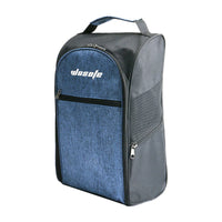 Golf Shoe Bag Nylon Zipper Closure Breathable Mesh Portable Sports Footwear Carrier