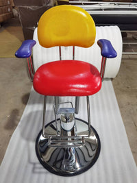 Children's Hydraulic Barber Chair with Safety Belt and Footrest for Commercial or Home Use