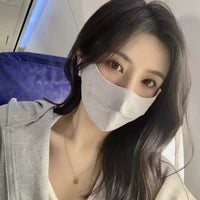 UV Protection Face Mask for Women, Breathable Ice Silk Sunshade Full Face Cover with Eye Protection