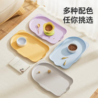 Waterproof Non-Slip Pet Feeding Mat for Cats and Dogs, Food Bowl Placemat