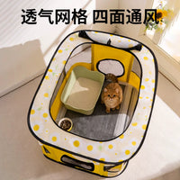 Cat Birthing Den Tent with Whelping Kit, Enclosed Maternity Nest for Cats