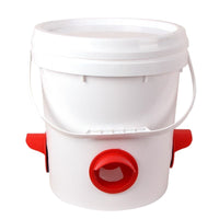 Automatic Rainproof Poultry Feeder for Chickens, Ducks, Geese - Hands-Free Feeding Trough