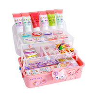 Cream Glue Guka DIY Craft Kit for Kids, Scrapbooking Stickers & Tools Set