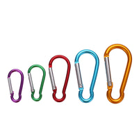 Aluminum Alloy Gourd-Shaped Carabiner Clip with Lock for Outdoor Activities