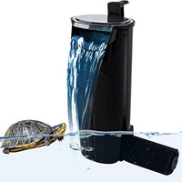 Submersible Low Water Level Turtle Tank Filter with Quiet Operation and Built-in Purifier
