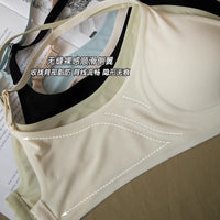 Seamless Wireless Minimizer Bra for Large Busts, Thin Light Jelly Gel, Anti-Sagging, Side Support