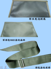 Golf Caddy Shoulder/Waist Bag with Sand Pouch for Tees and Accessories