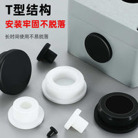 High Temperature Resistant T-Type Silicone Rubber Plugs for Pipe Sealing and Dust Protection
