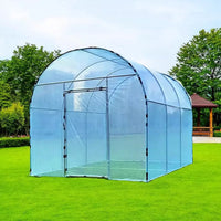 Portable Walk-in Greenhouse with Reinforced Cover for Garden Plants