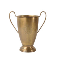 Indian Imported European Style Gold Decorative Trophy Vase Brass Luxury Home Living Room Flower Bucket Ice Bucket
