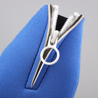 Neoprene Beer Bottle Cooler Sleeve with Zipper, Insulated Anti-Slip Cover for Glass Bottles