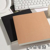 A5 Kraft Paper Square Notepad Tear-Off Top-Bound Thickened Notebook for Students