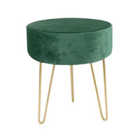 Round Storage Vanity Stool with Hidden Compartment, Makeup Dressing Chair for Bedroom, Entryway Shoe Bench
