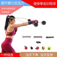 Head-Mounted Reflex Boxing Ball for Speed Training and Stress Relief