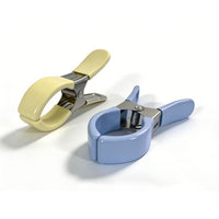 Stainless Steel Large Clothes Pegs with Rubber Tips, Windproof Spring Clips for Drying Laundry