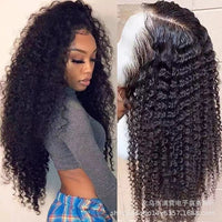 African American Kinky Curly Long Corn Wave Wig for Women