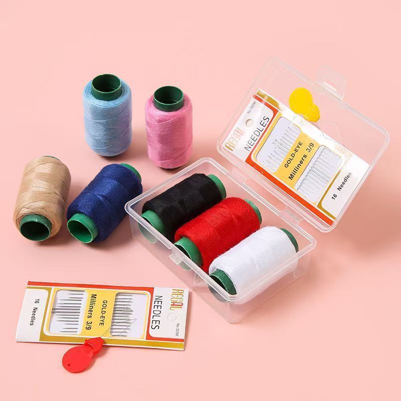 Portable Mini Sewing Kit with Thread, Needles, and Tools for Home, Dorm, and Travel