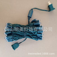 Commercial Grade 110V Outdoor 5mm Mini LED Christmas String Lights for Holiday Tree Decoration
