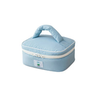 Nylon Portable Cosmetic Bag Waterproof Travel Toiletry Pouch with Cloud-like Feel