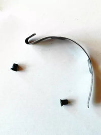 Vintage Sewing Machine Shuttle Hook Cover Plate and Spring for Pedal-Operated Models