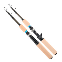 Carbon Telescopic Lure Fishing Rod Set - M Hardness Portable Sea Rod for Big Fish