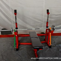 Multi-functional Squat Rack Bench Press Barbell Stand for Home Gym Weightlifting