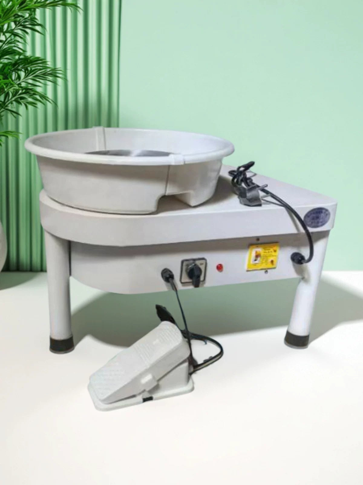Electric Pottery Wheel Machine for Home Use with Stepless Speed Control