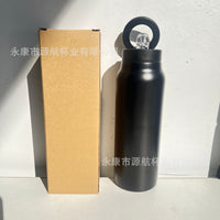 Yuanhang 24oz Leak-Proof Stainless Steel Insulated Sports Water Bottle with Magnetic Lid for Fitness & Pilates