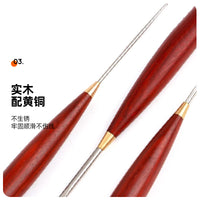 Multifunctional Fishing Line Knot Tying Tool with Rosewood Handle