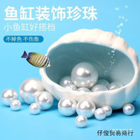 Aquarium Ceramic Shell Hideaway for Fish and Shrimp Breeding and Rest